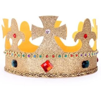 PartyXplosion Kroon - Koning - Goud.