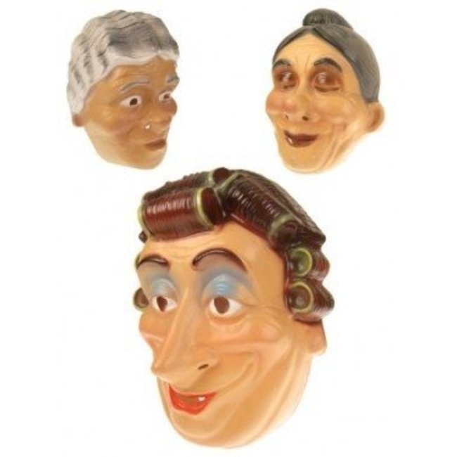 PartyXplosion Masker - Oma - 1st. - Willekeurig geleverd