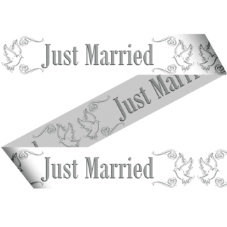 Folat Markeerlint - Afzetlint - Just married - 15m