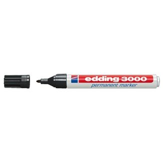 Edding Stift - Permanent marker - 3000 - Zwart