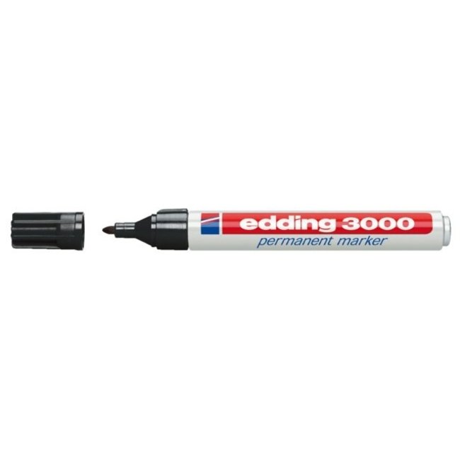 Edding Stift - Permanent marker - 3000 - Zwart