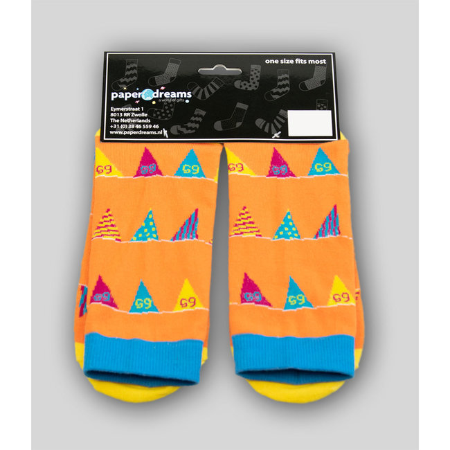 Paperdreams Sokken - 65 jaar! Eeuwig jong! - Funny socks