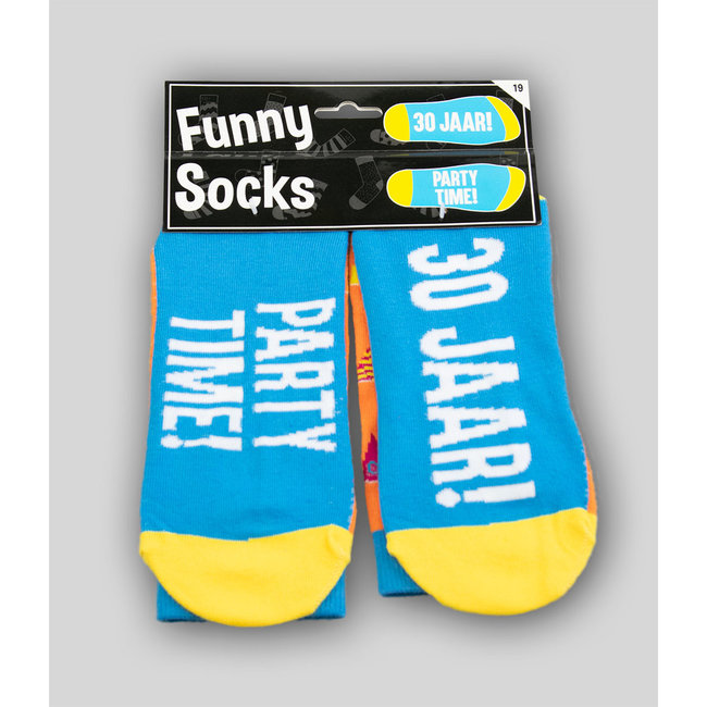 Paperdreams Sokken - 30 jaar! Party time! - Funny socks