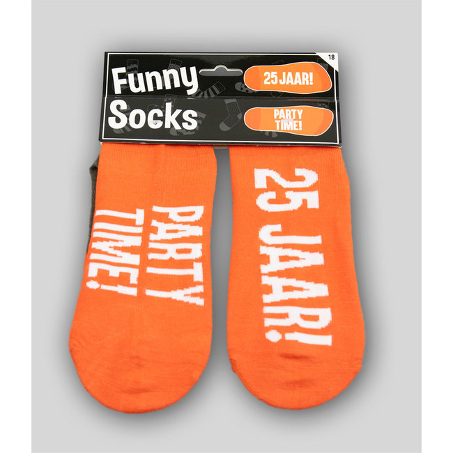 Paper Dreams Sokken - 25 jaar! Party time! - Funny socks