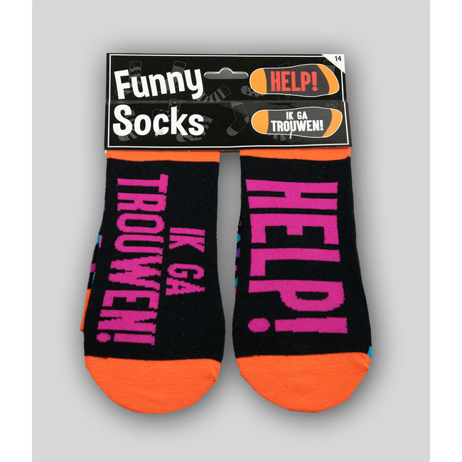 Paper Dreams Sokken - Help! Ik ga trouwen! - Funny socks