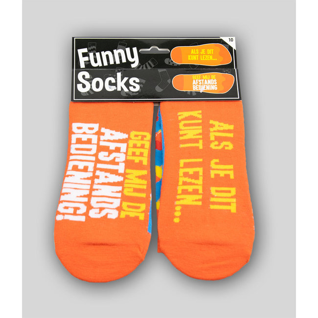 Paper Dreams Sokken - Als je dit kunt lezen geef mij de afstandsbediening - Funny socks