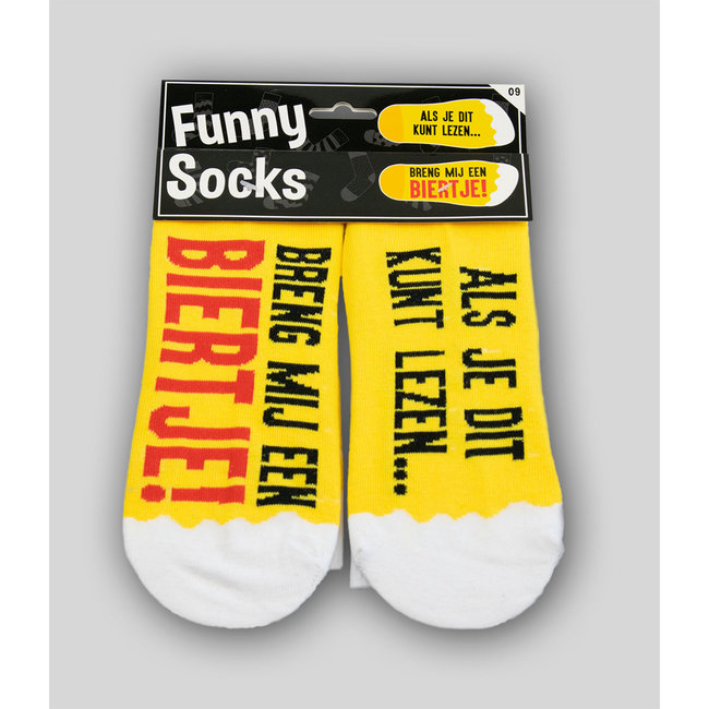 Paperdreams Sokken - Als je dit kunt lezen breng mij een biertje - Funny socks