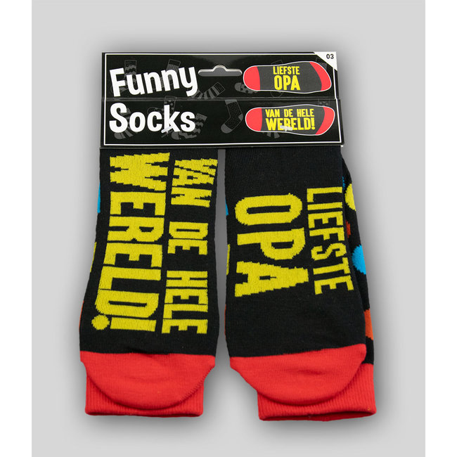 Paperdreams Sokken - Liefste Opa van de wereld! - Funny socks