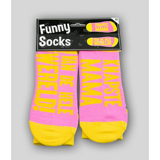 Paper Dreams Sokken - Knapste Mama van de wereld! - Funny socks
