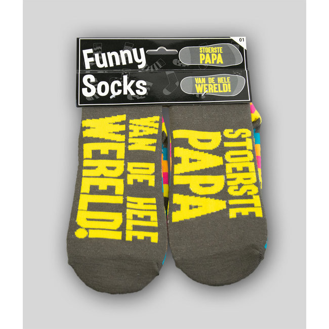 Paperdreams Sokken - Stoerste Papa van de wereld! - Funny socks