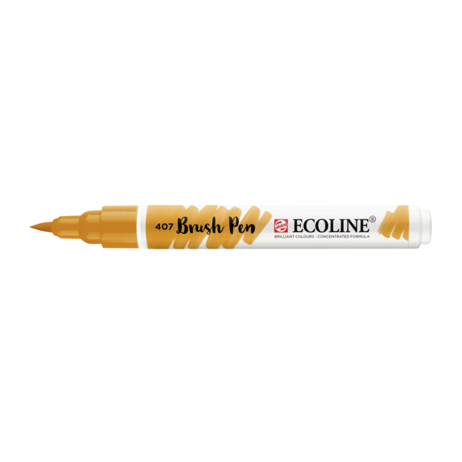 Royal Talens Ecoline - Brushpen - Donkere oker - Talens