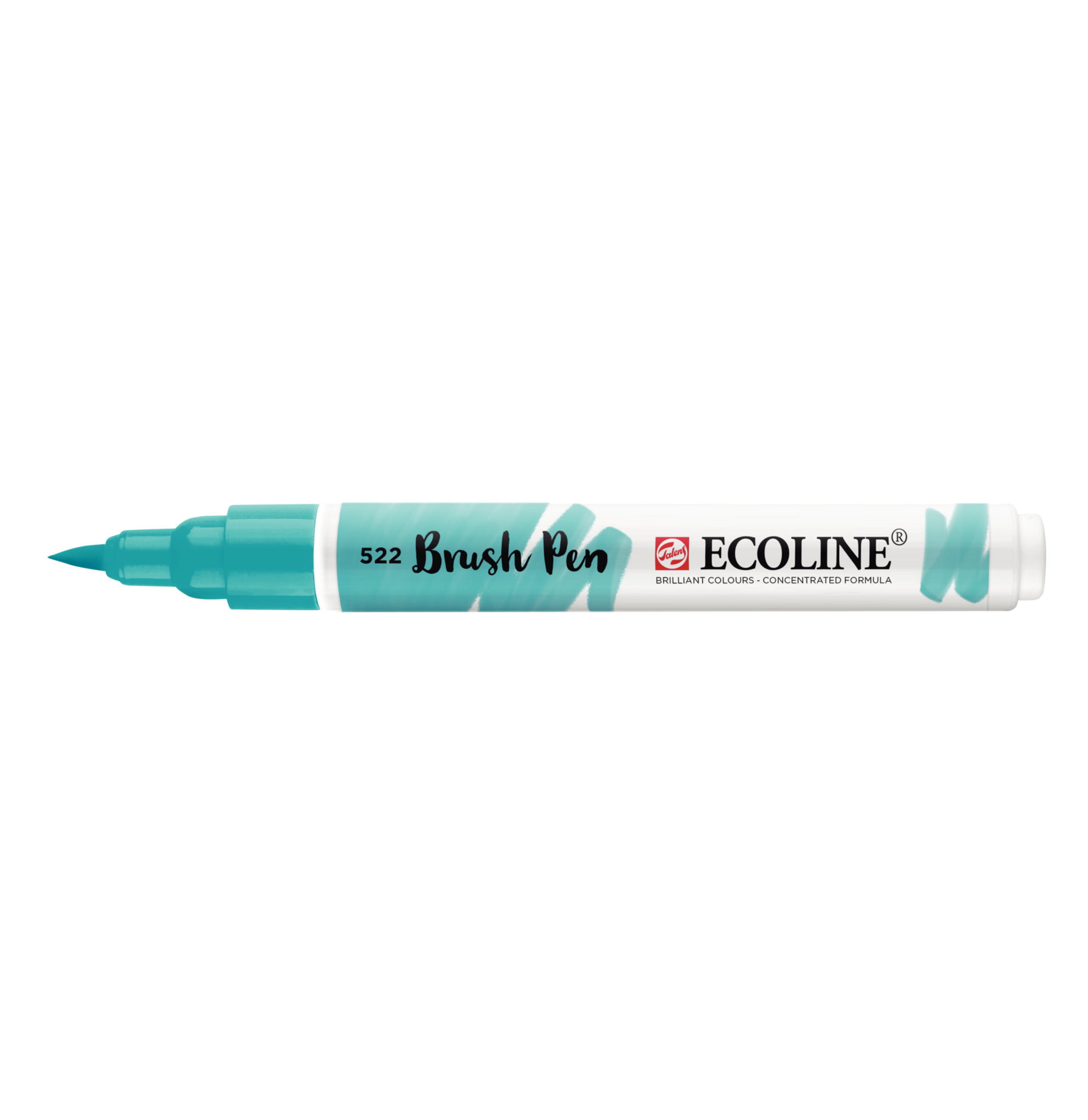 Ecoline - Brushpen - Turkoois blauw - Talens