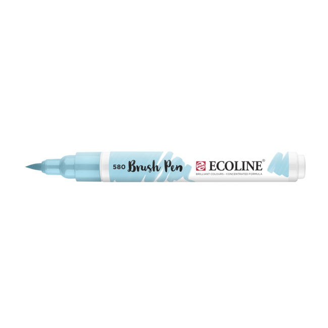 Royal Talens Ecoline - Brushpen - Pastel blauw - Talens