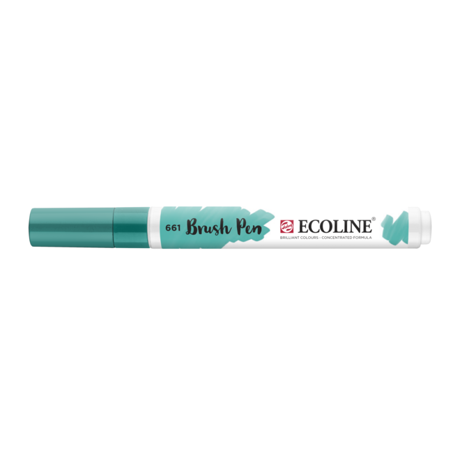 Royal Talens Ecoline - Brushpen - Turkoois groen - Talens