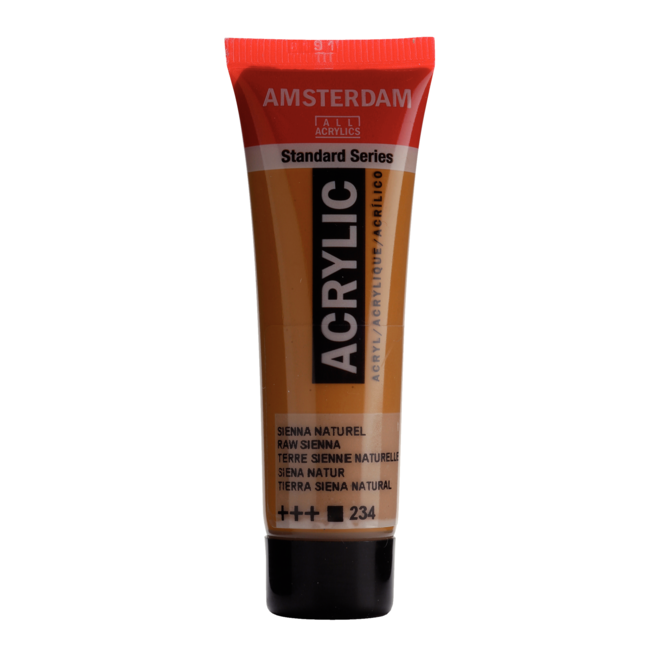 Royal Talens Verf - Acryl - 234 - Sienna naturel - Amsterdam - 20ml