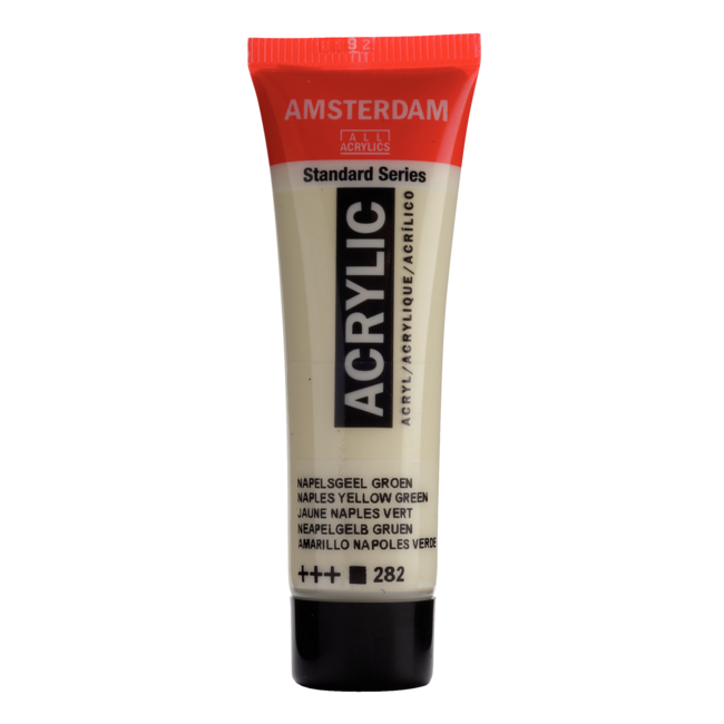 Royal Talens Verf - Acryl - 282 - Napels geel groen - Amsterdam - 20ml