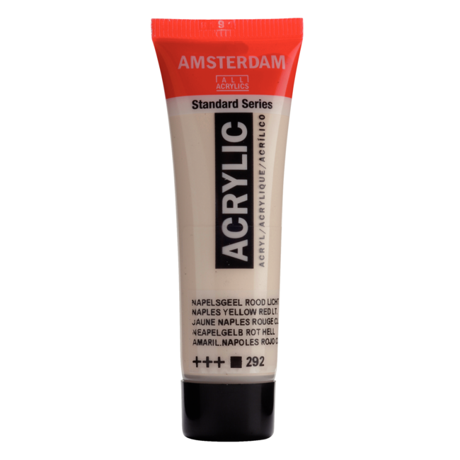 Royal Talens Verf - Acryl - 292 - Napels geel rood licht - Amsterdam - 20ml