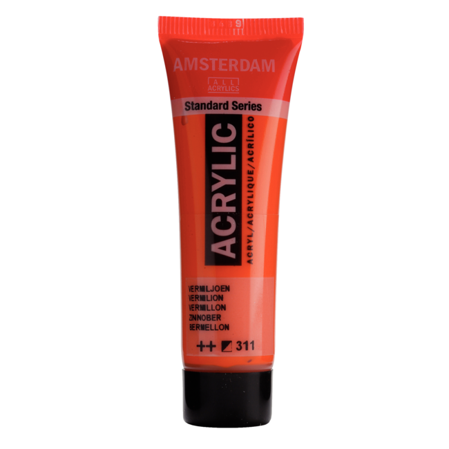Royal Talens Verf - Acryl - 311 - Vermiljoen - Amsterdam - 20ml