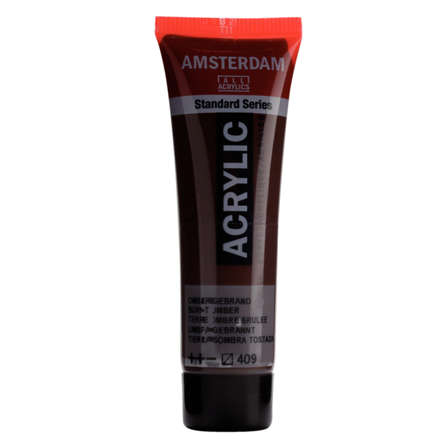 Royal Talens Verf - Acryl - 409 - Omber gebrand - Amsterdam - 20ml