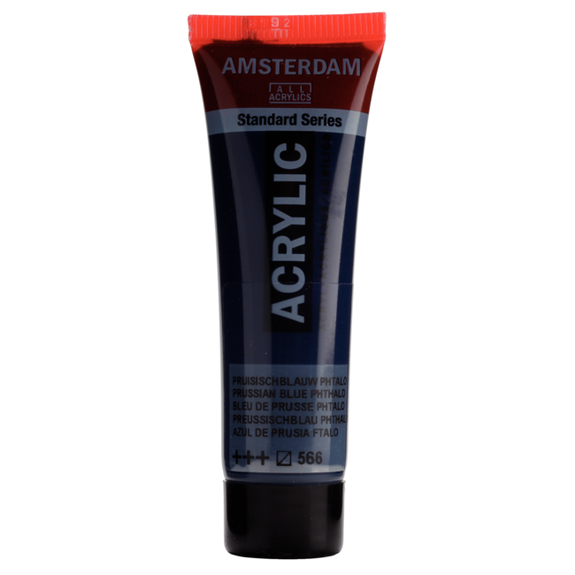 Royal Talens Verf - Acryl - 566 - Pruisisch blauw (phtalo) - Amsterdam - 20ml