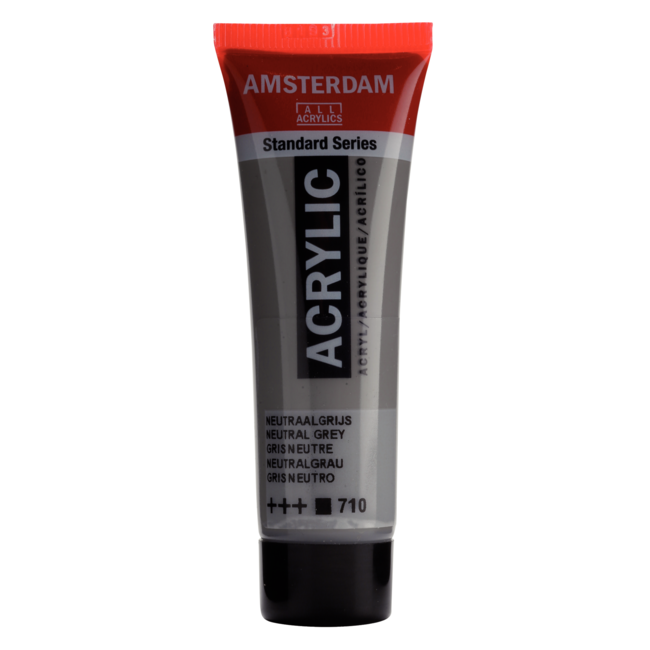 Royal Talens Verf - Acryl - 710 - Neutraal grijs - Amsterdam - 20ml