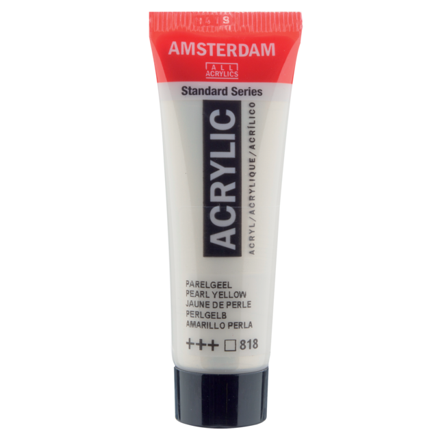 Royal Talens Verf - Acryl - 818 - Parel geel - Amsterdam - 20ml