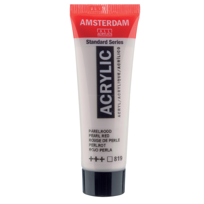 Royal Talens Verf - Acryl - 819 - Parel rood - Amsterdam - 20ml