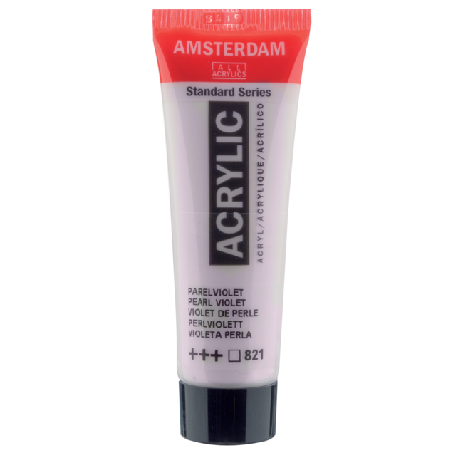 Royal Talens Verf - Acryl - 821 - Parel violet - Amsterdam - 20ml