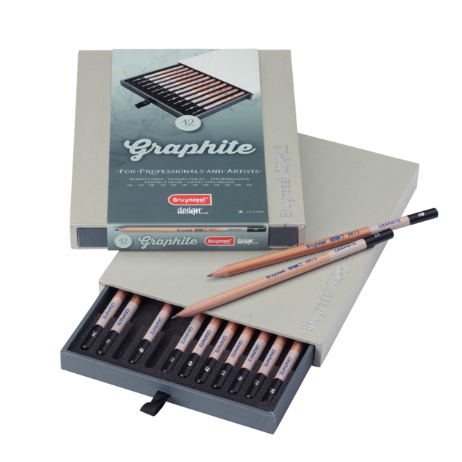 Bruynzeel Graphite Box - 12 Grafiet potloden