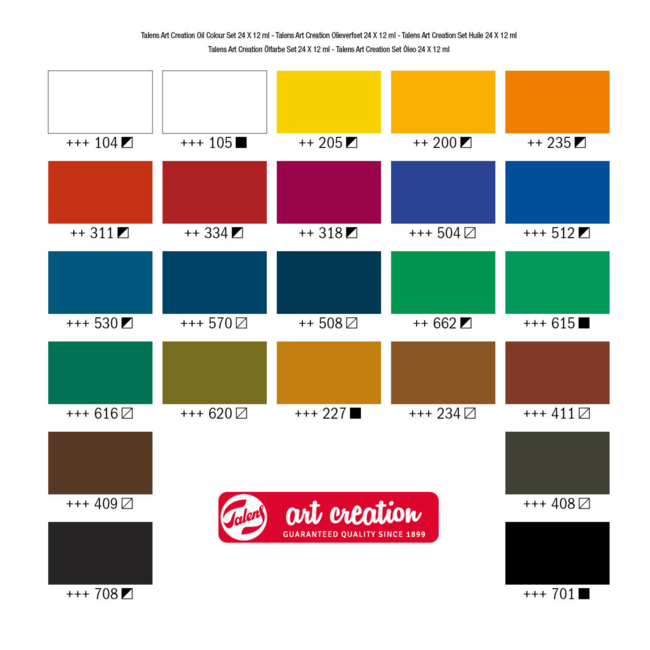 Royal Talens Olieverf set - Art Creation - 24x12 ml