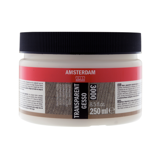 Royal Talens Gesso - Transparant - Amsterdam - 250ml