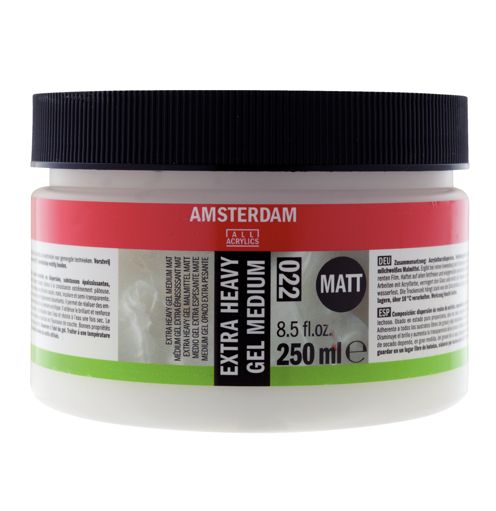 Extra heavy gel medium - Mat - Amsterdam - 250ml