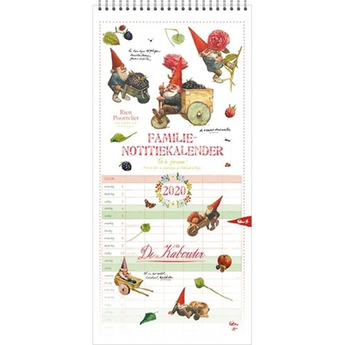 Comello Comello - Familieplanner - Rien Poortman - Kabouters - 2020 - 21x45cm Comello Comello - Familieplanner - Rien Poortman - Kabouters - 2020 - 21x45cm
