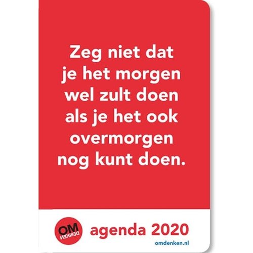 Comello Comello - Weekagenda - Omdenken - 2020 - 12,7x17,8cm Comello Comello - Weekagenda - Omdenken - 2020 - 12,7x17,8cm