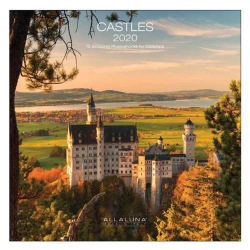 Comello Comello - Maandkalender - Castles - 2020 - 30x30 Comello Comello - Maandkalender - Castles - 2020 - 30x30