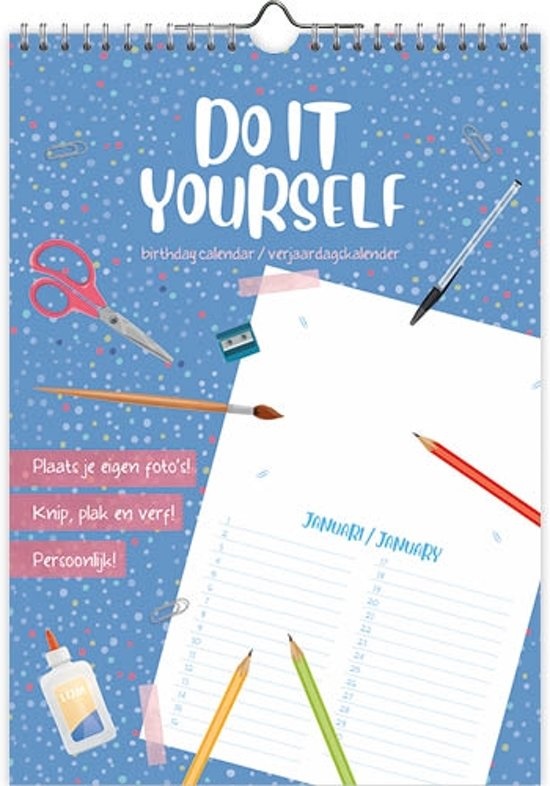 Verjaardagskalender - Do it yourself