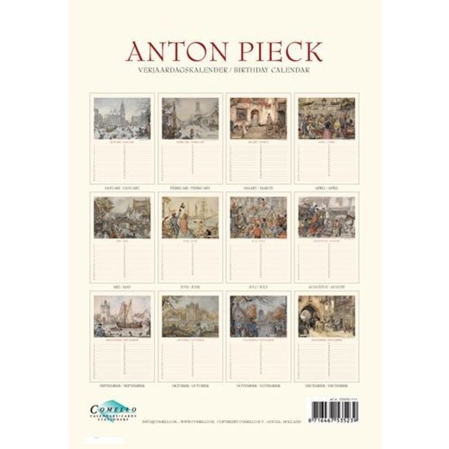 Comello Verjaardagskalender - Anton Pieck