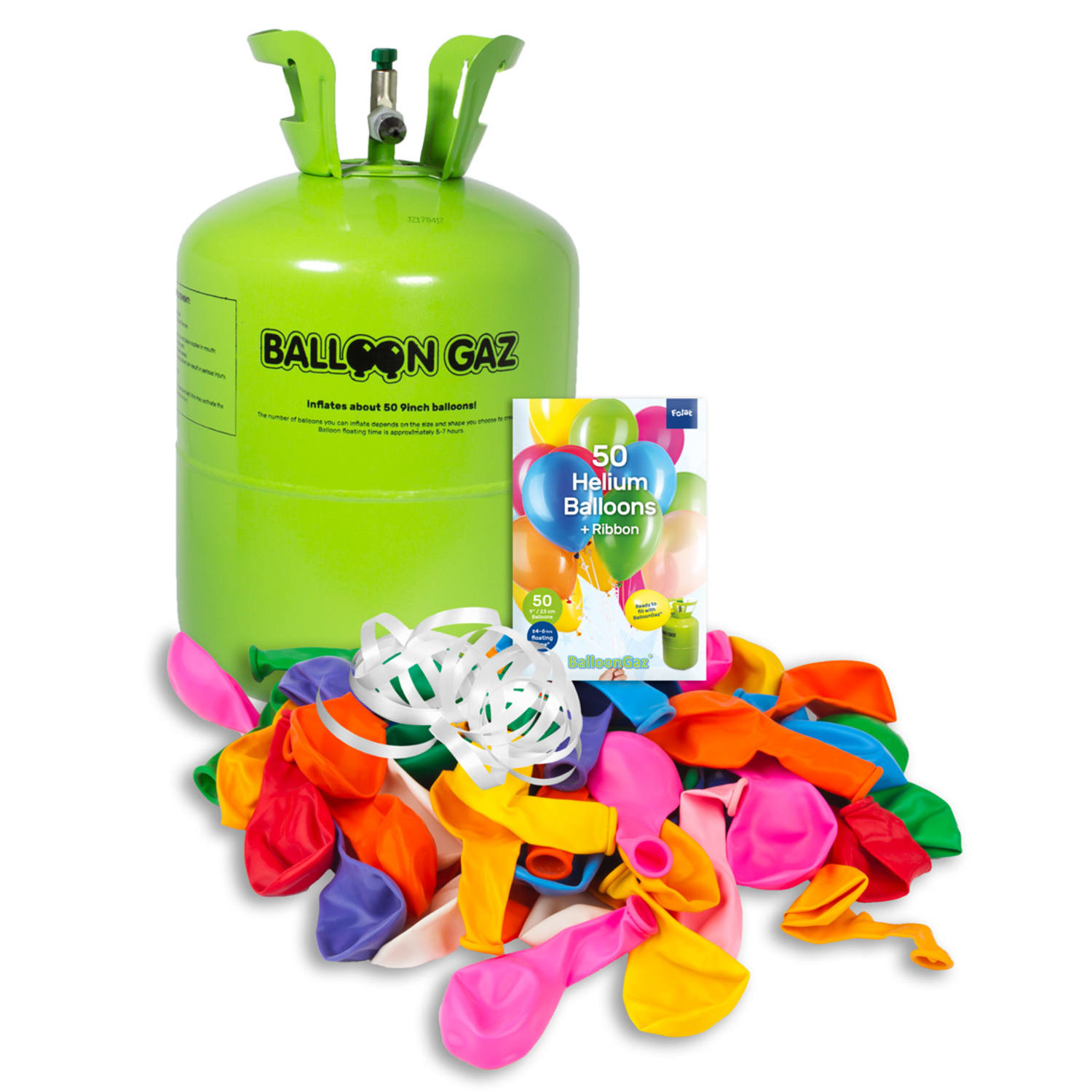 Helium tank - Balloongaz - Voor 50 ballonnen van 23cm