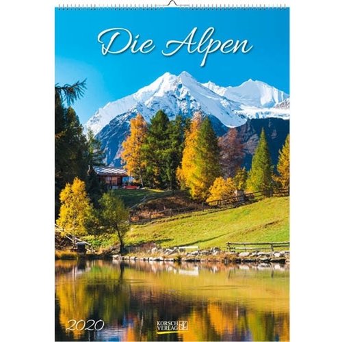 Comello Comello - Maandkalender - Alpen - 23 x 33 Comello Comello - Maandkalender - Alpen - 23 x 33