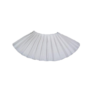 Haza-Witbaard Kraag - Piet - Papier - Wit