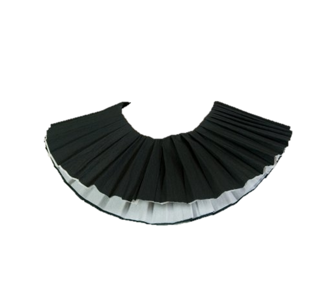 Kraag - Piet - Papier - 2 - zwart/wit