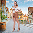 Smiffys Kostuum - Dirndl - Lederhosen - Tirol - Oktoberfest - Vrouw - Bruin - S/M