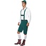 Smiffys Oktoberfest - Kostuum - Lederhose, shirt & hoed - Groen - L