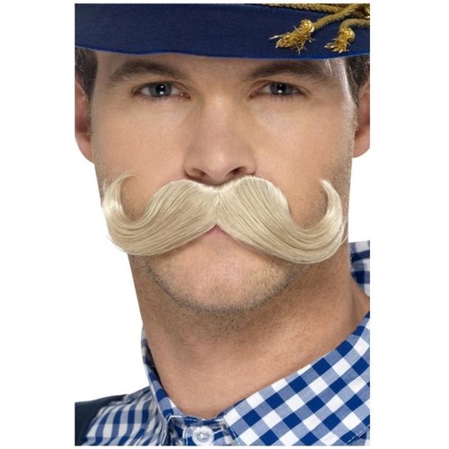Smiffys Snor - Blond - Tiroler Smiffys Snor - Blond - Tiroler
