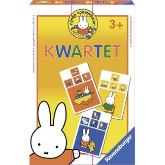 Ravensburger Spel - Kwartet - Nijntje ontdekt de wereld - 3+