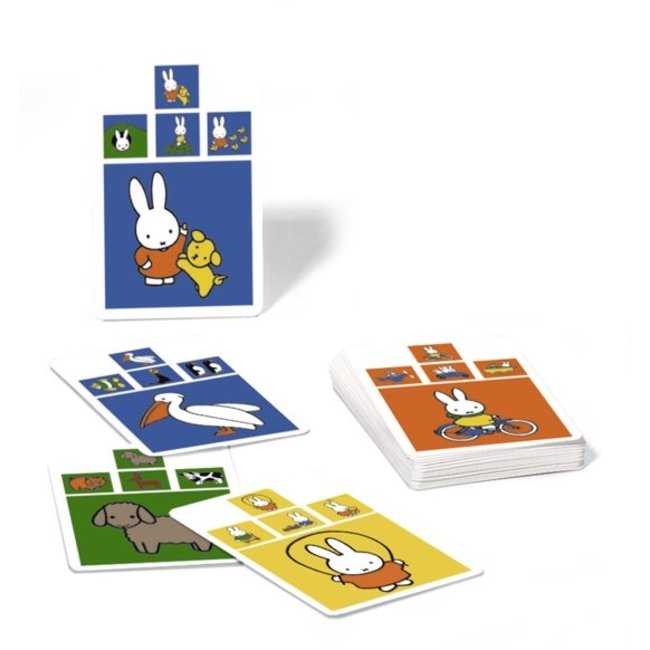 Ravensburger Spel - Kwartet - Nijntje ontdekt de wereld - 3+