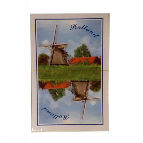 EH Speelkaarten - Kaartspel - Holland - Molens - Rood 'of' blauw - 1st. - Willekeurig geleverd EH Speelkaarten - Kaartspel - Holland - Molens - Rood 'of' blauw - 1st. - Willekeurig geleverd