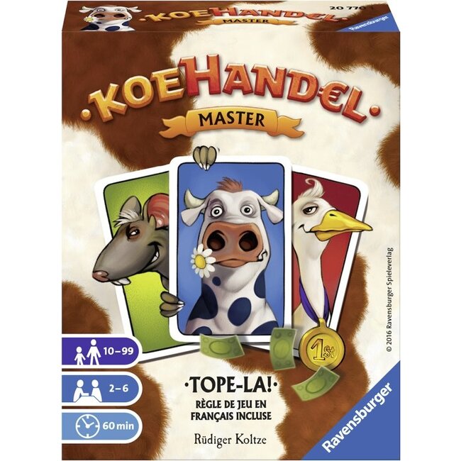 Ravensburger Spel - Kaartspel - Koehandel - Master - 10+