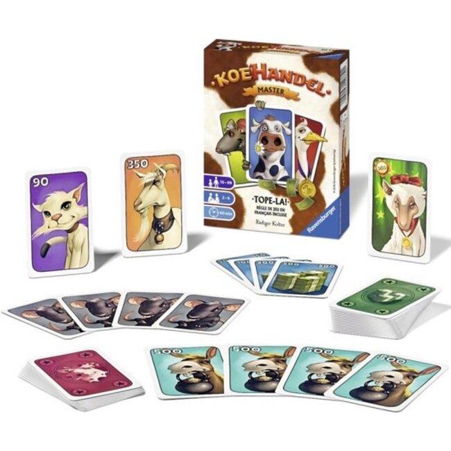 Ravensburger Spel - Kaartspel - Koehandel - Master - 10+