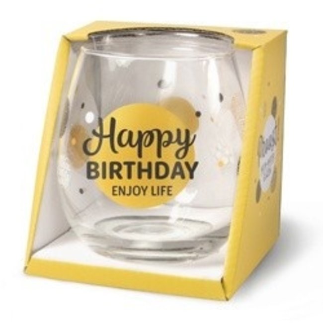 Miko Glas - Water- & wijnglas - Happy birthday